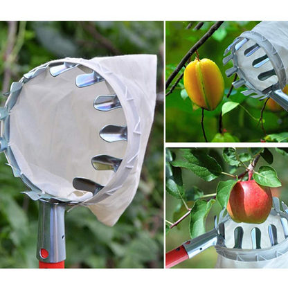 Fruit Picker Head Basket – Durable Design, Easy Attach & Perfect for Reaching High Branches Without a Ladder 🌳