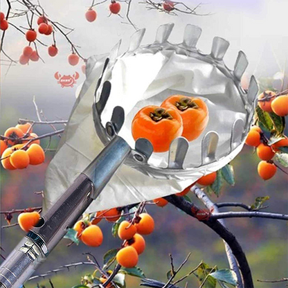 Fruit Picker Head Basket – Durable Design, Easy Attach & Perfect for Reaching High Branches Without a Ladder 🌳