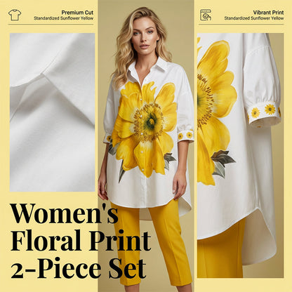 Women's Floral Print 2-Piece Set