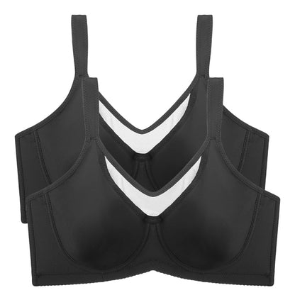 Women's Elegant Sheer Full Coverage Plus Size Bra