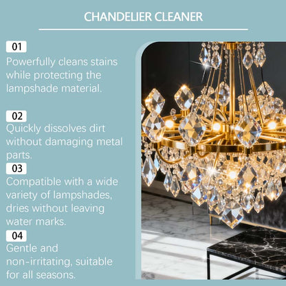 ✨ Light Fixture Cleaning Spray – No Residue, Protects Metal ✨