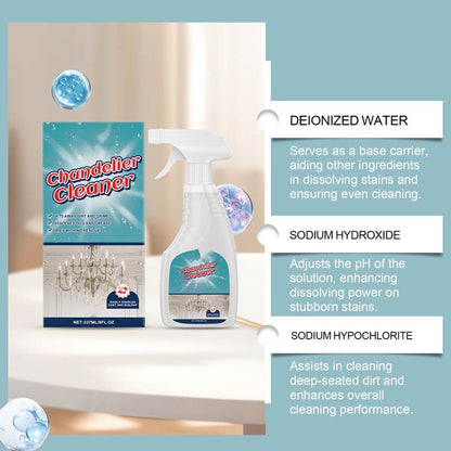 ✨ Light Fixture Cleaning Spray – No Residue, Protects Metal ✨