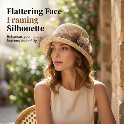 Foldable High-Top Summer Hat for Women