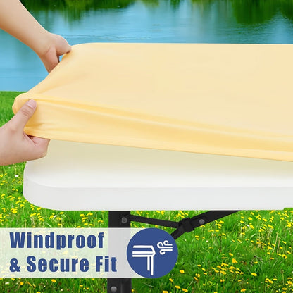 💥Fitted Spandex Table Cover for Rectangular & Square Tables