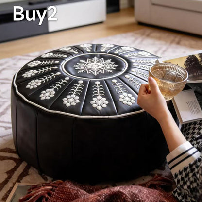 🏡High-end luxury-quality leather Versatile Round Storage Seat