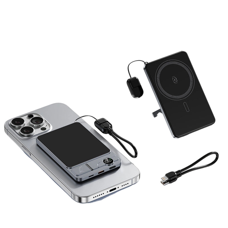 🔋⚡ 22.5W Power Bank – magnetic, slim, charges 3 devices at once!