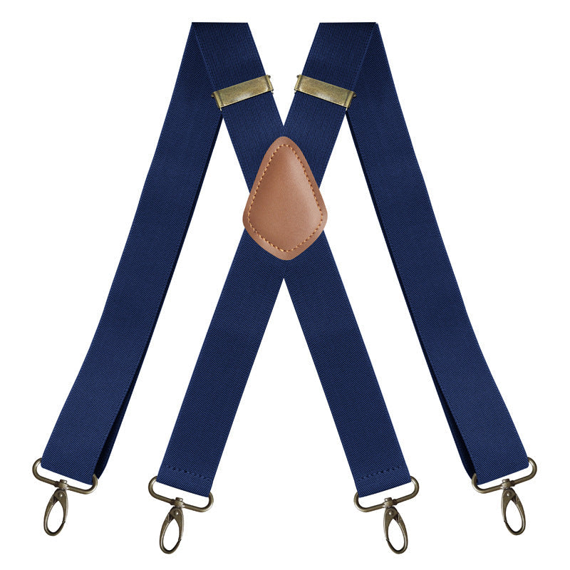 🧵👖🌀Universal X-Shaped High-Elastic Suspenders – Stretchy & Breathable, No More Sagging Pants, Perfect for Work, Leisure, or Active Days 🏃‍♂️💨