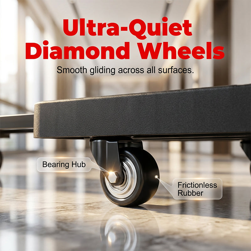 Heavy-Duty Folding Cart | Lightweight at 3.1 kg with High Load Capacity · A Must-Have for Shopping and Moving