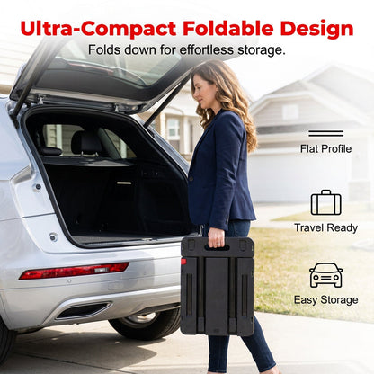 Heavy-Duty Folding Cart | Lightweight at 3.1 kg with High Load Capacity · A Must-Have for Shopping and Moving