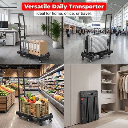 Heavy-Duty Folding Cart | Lightweight at 3.1 kg with High Load Capacity · A Must-Have for Shopping and Moving