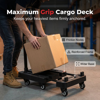 Heavy-Duty Folding Cart | Lightweight at 3.1 kg with High Load Capacity · A Must-Have for Shopping and Moving