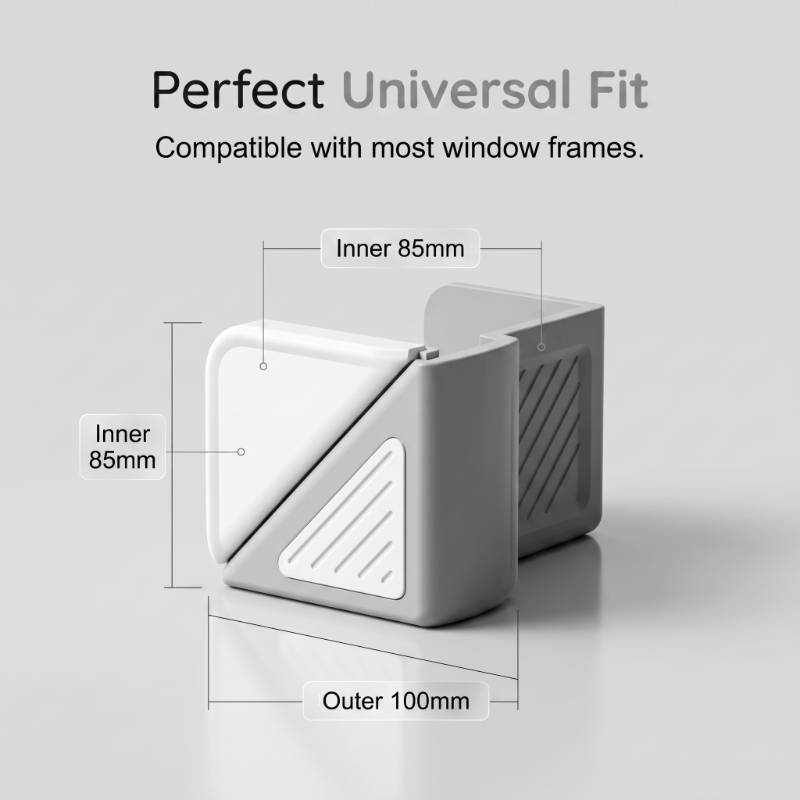 Window Corner Guard Baby Proofing Safety Bumper for Casement Windows Small