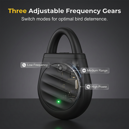 🔥Buy 3 get 2 free！🐦No more trouble from birds, beasts and locusts！Portable Ultrasonic Bird Repellent Keychain