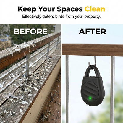 🔥Buy 3 get 2 free！🐦No more trouble from birds, beasts and locusts！Portable Ultrasonic Bird Repellent Keychain