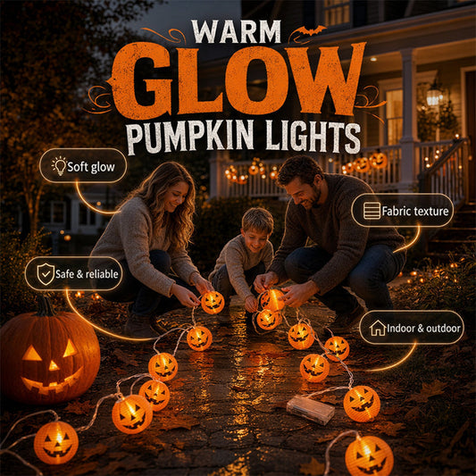 Halloween Pumpkin String Lights