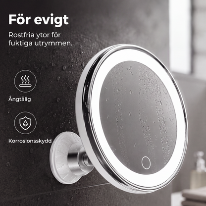 💄10x Magnifying Makeup Mirror with LED Light and Suction Cup – Perfect for Flawless Makeup and Skincare 🔍✨