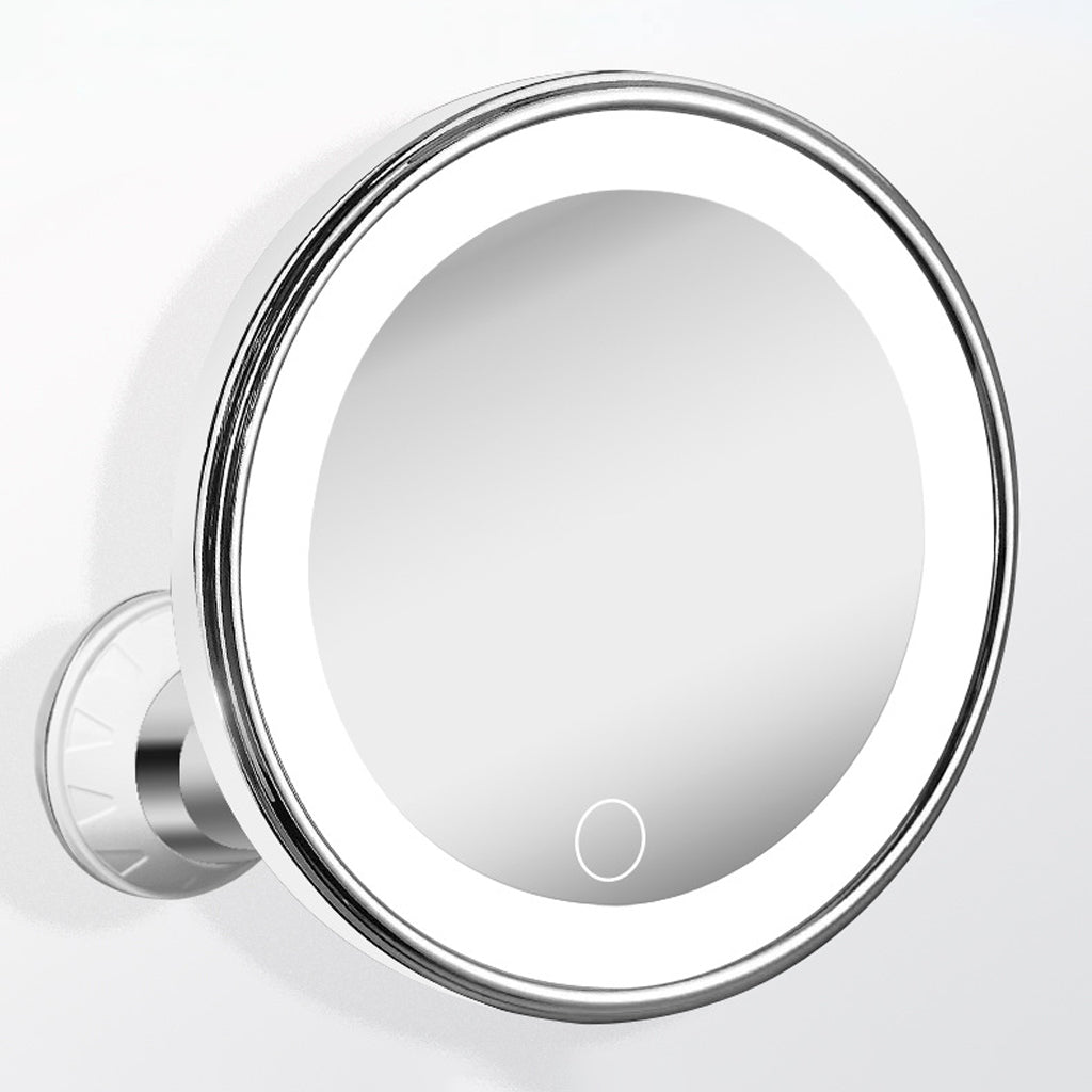 💄10x Magnifying Makeup Mirror with LED Light and Suction Cup – Perfect for Flawless Makeup and Skincare 🔍✨