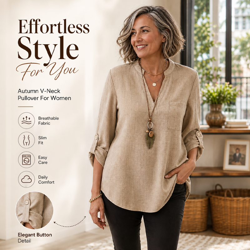 Women's Casual V-Neck T-Shirt