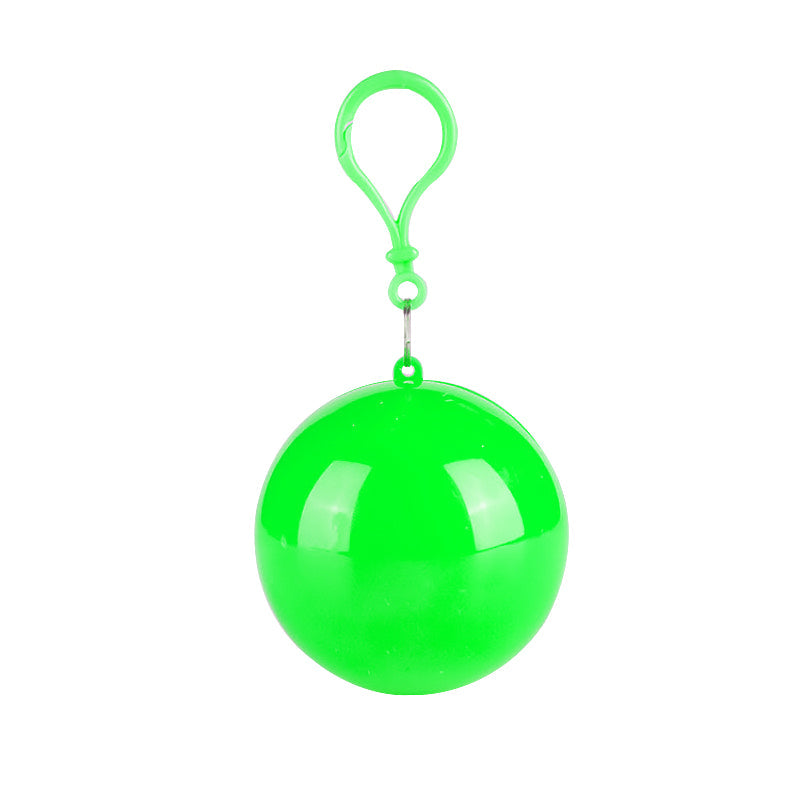 Mini Ball Shape Disposable Raincoat – Ultra‑compact ball packaging fits in any bag, purse or glove box. Waterproof & easy to use – always ready for sudden showers! 🌧️✨