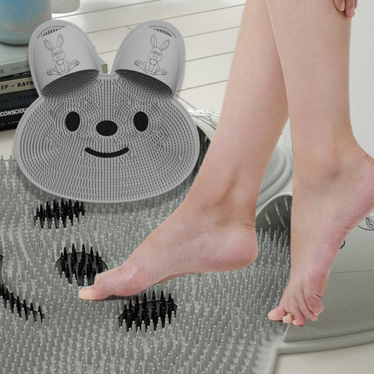 🚿Silicone Massage Mat – Soft risers, non-slip suction cups & heat-resistant. Massage & safety in one – stock up & save! 🏠✅