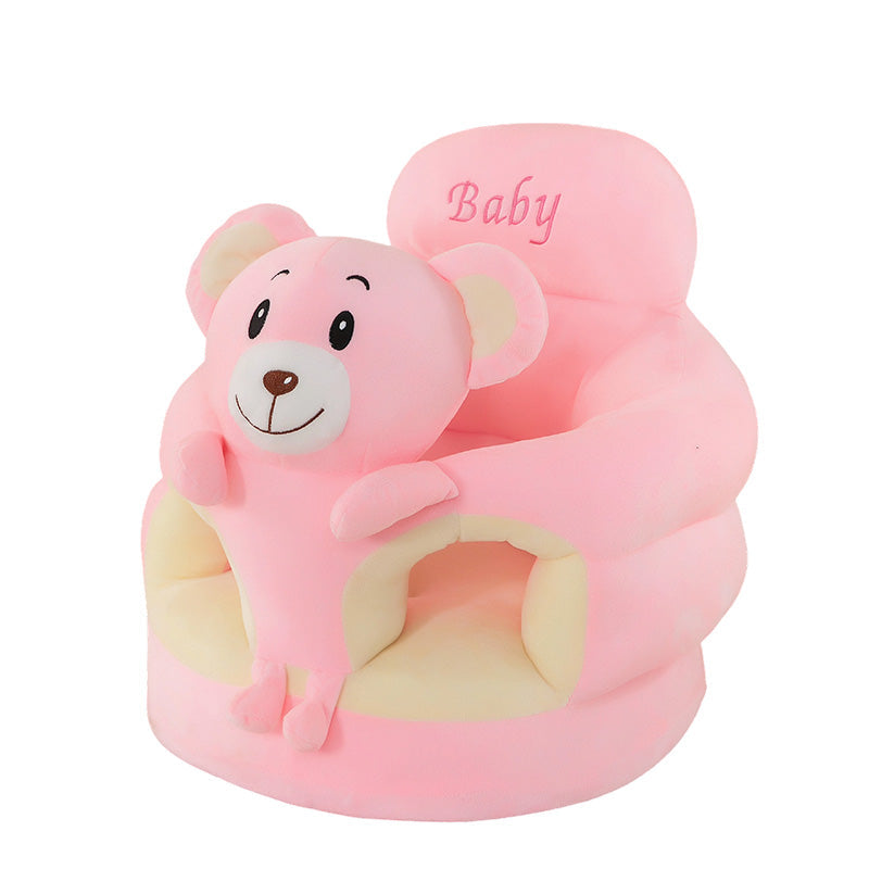 🧸👶Plush Baby Support Seat – Cartoon Floor Chair for Sit-Up Play