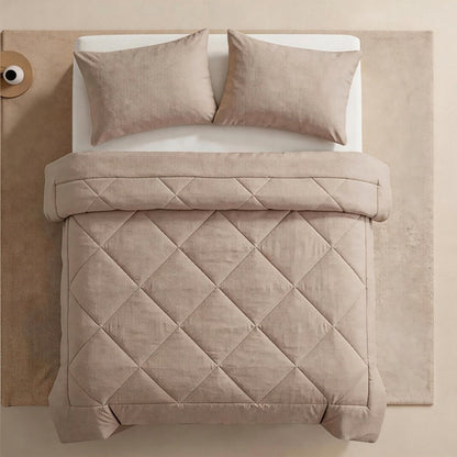 ⏳Time-Limited Special⏰3-Piece Quilted Comforter Set with Shams