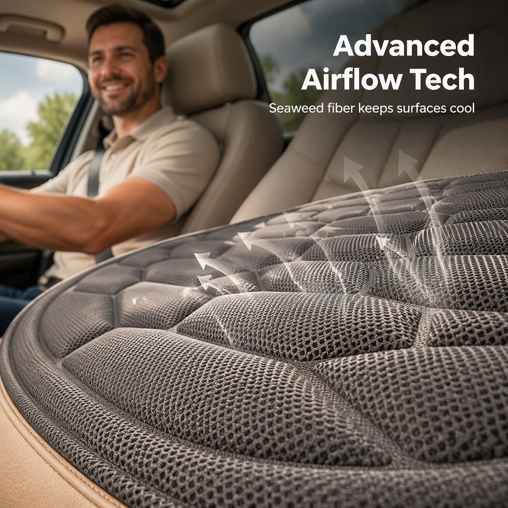 🏆🚗Cooling Car Seat Cushion