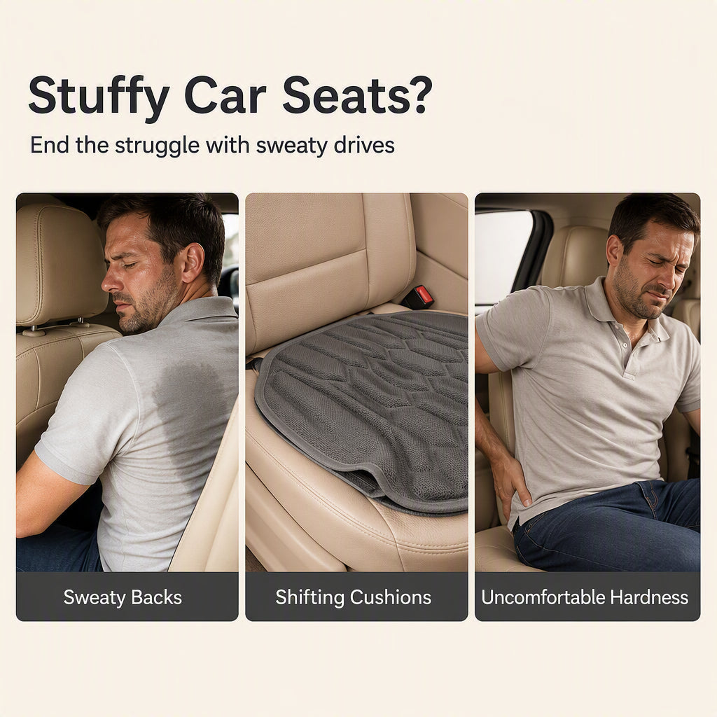 🏆🚗Cooling Car Seat Cushion