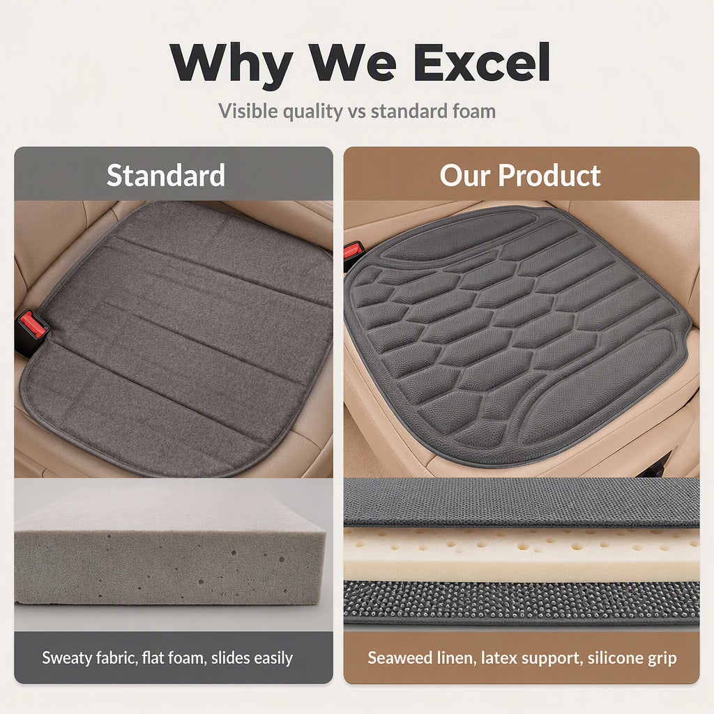 🏆🚗Cooling Car Seat Cushion