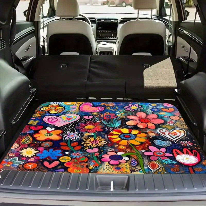 🚗🏵️Universal Car Trunk Mat with Non-Slip Backing