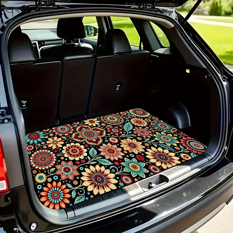 🚗🏵️Universal Car Trunk Mat with Non-Slip Backing