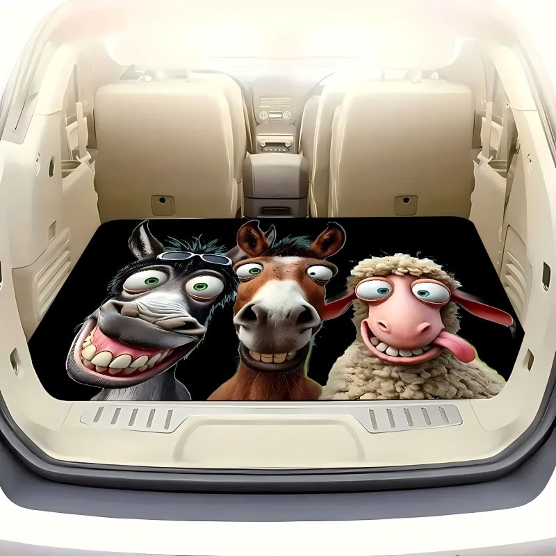 🚗🏵️Universal Car Trunk Mat with Non-Slip Backing