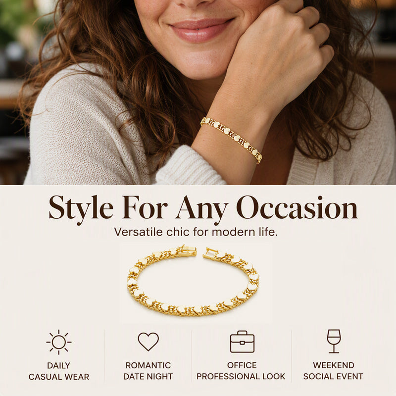 🌸Women's Elegant Heart Link Bracelet