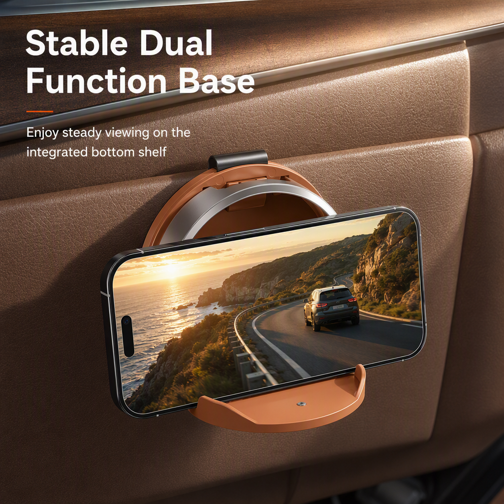 🚗 LIMITED-TIME 50% OFF! 🥤 Foldable Car Door Drink Holder – Multi-Purpose, Clip-On, Faux Leather ✨