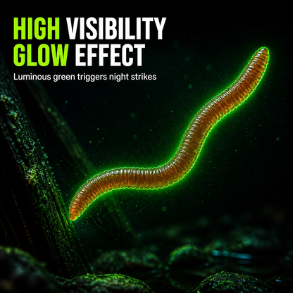 ⏳Time-Limited Special⏰Simulation Earthworm Soft Fishing Lures – Scented, Lifelike, Durable 🌊