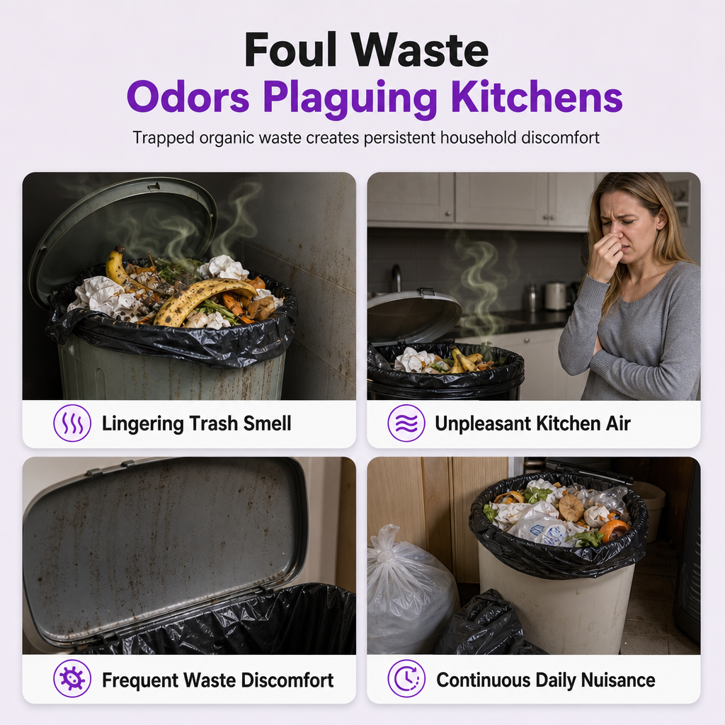 Stop Trash Odors Instantly! Botanical Adhesive Deodorizer Pods