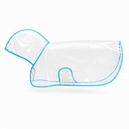 🌧️ Transparent Waterproof Dog Raincoat – XS to 8XL