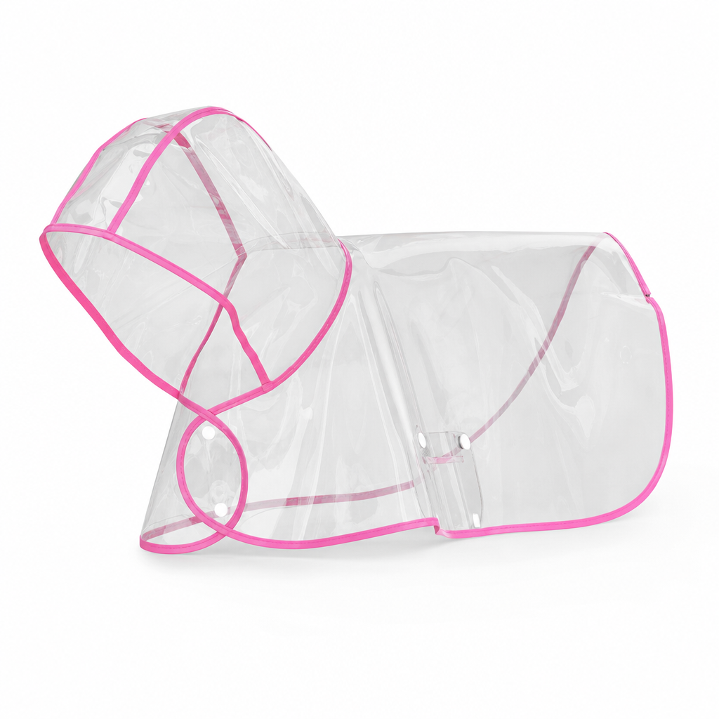 🌧️ Transparent Waterproof Dog Raincoat – XS to 8XL