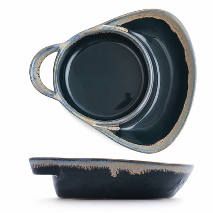 🍲 Retro Ceramic Divided Baking Dish – Vintage Style, Dual Compartments & Elegant Dining for Every Occasion ❤️