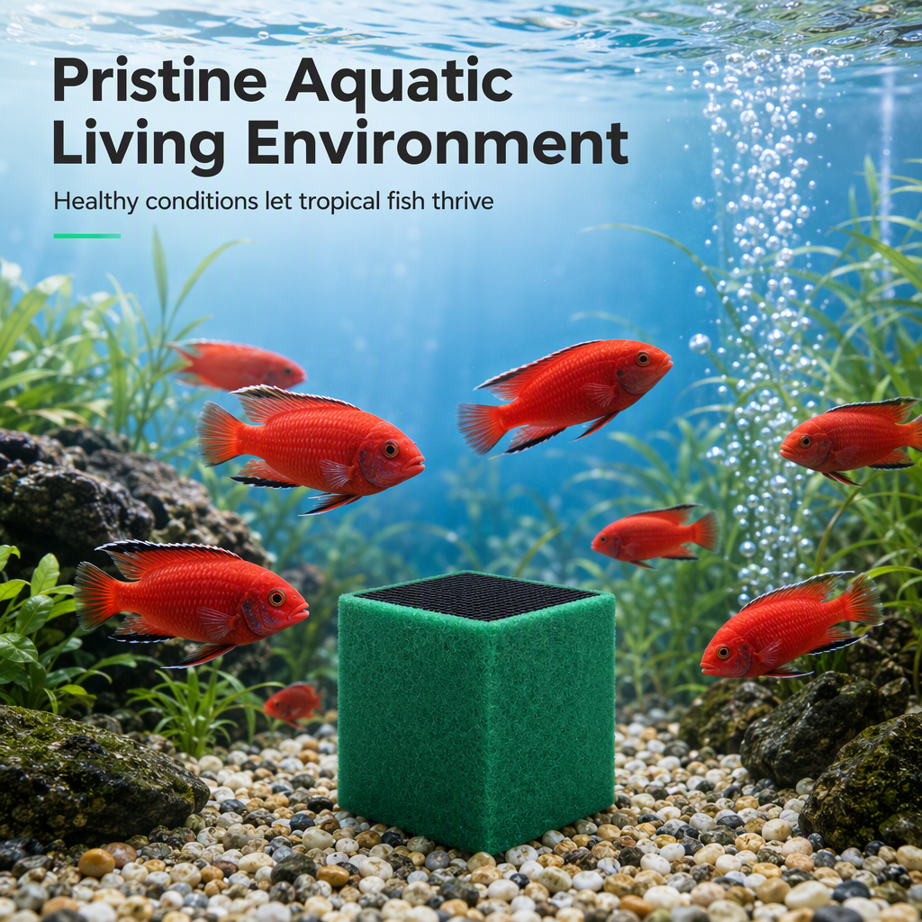 🐠💧 50% OFF! Activated Carbon Filter Cube – honeycomb filtration clears cloudy water, removes odors. Anti-crumble block for crystal-clear aquarium! 🛡️✅