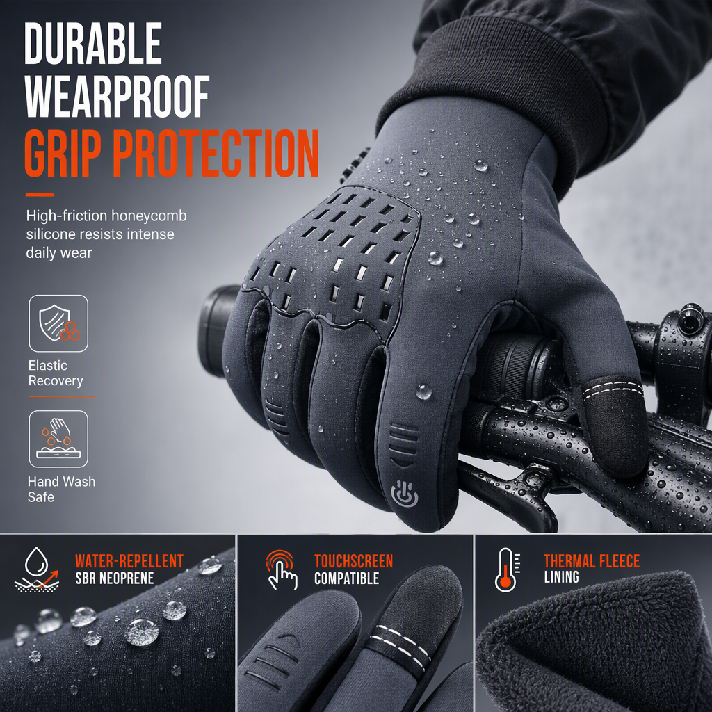 🧤❄️ High-quality Thermal Gloves – Warm, Touchscreen, Non-slip ✨