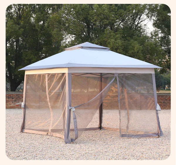 🚩Free Shipping🌞Multifunctional garden parasol with mosquito net, windproof, rainproof, and provides sun protection